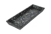 New Terrazzo Square Tray - Black Seashell / White Seashell 33.5CM*12.5CM