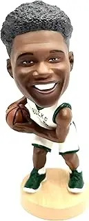 Giannis Antetokounmpo Bobblehead Basketball Action Figure -5.1 in Hand-Painted Resin Bucks Collectible Doll - Perfect Sports Fan Gift
