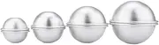 4 Set 8 Pieces Aluminium Bathroom Metal Bath Bomb Fizzy Crafting DIY Tool