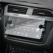 BJSIA HD Tempered Glass Screen Protector Compatible With 2018-2022 Volkswagen Tiguan 8" Center Control Touch Screen, Car Navigation Protector, Car Accessories
