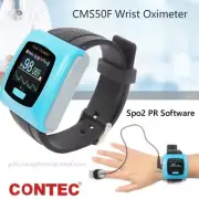 24Hours Wrist Spo2 Oximeter Blood Oxygen Pulse Heart Rate Meter Software+Alarm