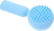 LOLIPPYY Handheld Silicone Face Pore Cleanser Brush Gentle Exfoliator for All Skin Stretchy Design for Daily Facial Cleansing and Deep Pore Care