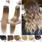 THICK Russian Human Remy Hair Extensions Micro Loop Nano Rings Beads Pre Bonding