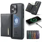 Leather Magnetic Card Wallet Phone Case For iPhone 16 15 14 13 12 11 Pro Max
