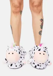 [Neon Cowboys] Unicow Light Up Slippers