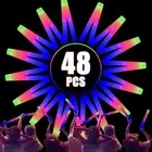48 pcs LED Foam Glow Sticks Glow Sticks Bulk Light Up Party Favors for Kids 4...