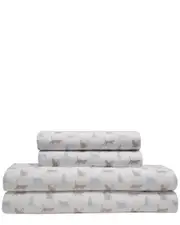 Elite Whimsical Print Cat Silhouette Sheet Set