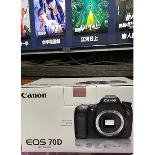 Canon EOS 70D單眼相機(含18-135mm鏡頭)