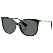 Womens Ralph Lauren Sunglasses Ra5248 Shiny Black/ Polar Dark Grey Sunnies