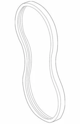 Genuine GM 1999-2002 Chevrolet Pontiac Cavalier Sunfire Serpentine Belt 88984191 (for: Chevrolet)