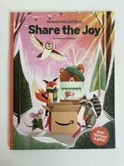 Amazon Kids Gift Book Share The Joy Christmas Wish List Activity Book W/Stickers