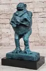 Pablo Picasso Baboon and Infant Statue - Captivating Bronze Sculpture statue