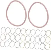 Toyvian 100pcs Hair Ties for Girls Infant Hair Bands Stretchy Elastic Ties Fine Basic Ponytail Holders Accessories