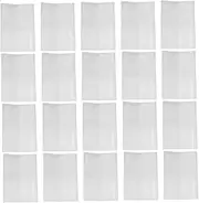 BCOATH 20pcs Transparent Book Cover Textbook Protective Cover Reading Book Covers Clear Book Covers for Textbooks Reusable Book Cover Book Protector Sleeve Book Protection Cover Plastic