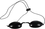 Flexible Tanning Bed Goggles Eye Protection UV Glasses Portable Black Glasses Protective Eye Mask Eyeshield