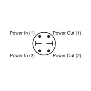 Narva 61052 Heavy-Duty Dual Pole Battery Master Switch with Removable Key