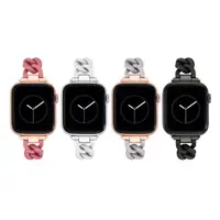 在飛比找momo購物網優惠-【NINE WEST】Apple watch 質感鍊條蘋果錶