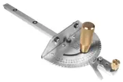 WEN WA1401 Steel and Brass Premium Miter Gauge, 27 Angle Stops