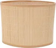 Vintage Wooden Boho Lamp Shade, Elegant, Compatible with E27 E14, Suitable for Table Floor Ceiling Chandelier, Ideal for Bedrooms Living Rooms Restaurants Hotels Offices,