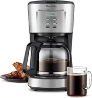[Breville] the Aroma Style Electric Drip Coffee Maker, Brushed Stainless Steel, LCM700BSS