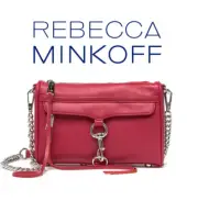 NWT REBECCA MINKOFF Mini M.A.C. Red Leather Crossbody Bag MSRP $195