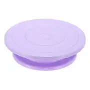 Cake Rotating Turntable 10.8 Inch Purple Piping Turntable Stand Tools 1 Pcs