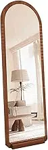 Full Length Mirrors,Solid Wood Base Floor Mirror,Wooden Frame,for Living Room or Bedroom(Color1,160x40cm)