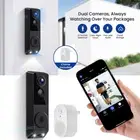 Wireless WiFi Video Doorbell Smart Door Ring W/ Chime Home Security Camera 2.4G