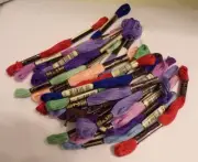 Anchor Stranded Sticktwist Mouline Cotton Floss Lot of 23 Asst colors