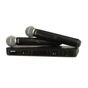 Shure BLX288-B58 Precision Engineered Wireless Handheld Microphone System