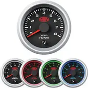 SAAS Tacho Gauge - Black, 52mm