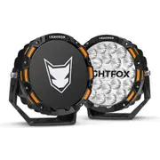 LIGHTFOX 9inch LED Driving Lights Round Spot Lights