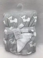 True Baby Baby Throw Gray Blanket White Elephant Sherpa Unisex Baby Blanket