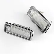 MKVAXR 2x Canbus License Plate Light Number Plate Lamps, for A3 S3 A4 S4 RS4 B6 B7 A6 RS6 S6 C6 S5 2D Cabrio Q7 A8 S8 RS4 Avant Car Number Plate Light