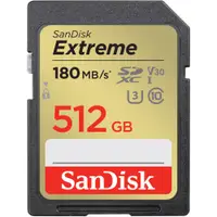 在飛比找PChome24h購物優惠-SanDisk 512GB SDXC Extreme【180