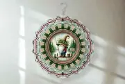 Gone Fishing Gnome Wind Spinner, 3 Size Choices