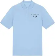[REDSKINS Junior] Redskins Enfant Bleu Ciel Unisex Polo T-Shirt, Blue