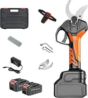 Electric Pruning Shears, 980W Cordless Branch Pruner with 2 Battery, 70mm Cutting Diameter, Tree Pruner Branch Cutter for Professional Power Garden Secateurs for Pruning Tree Branches