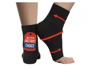 Kemford Ankle Sleeves 15 -20 Mmhg Med Black
