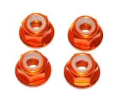 Rc Orange Wheel Nuts For Tamiya Blitzer Beetle Unimog Clodbuster Blackfoot