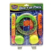 Wahu DIVE FUN PACK - 3 IN 1 Dive Stix, Streamers & Ring Set NEW