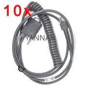 10x 9ft 3M RS232 Serial Cable for Motorola Symbol LS2208 LS4208 DS6708 Coiled