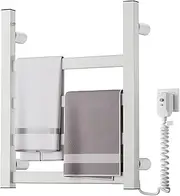 HHWRT Heated Towel Rail, Heated Towel Rack for Bathroom, Wall-Mounted Bathroom Heate, Wall Mounted Electric Tower Rail Dryer Ladder Rack for Warm Towels and Drying Clothes