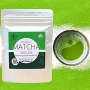 Otsuka Green Tea Co - Organic Ceremonial Matcha 50g - Authentic Japanese Origin From Shizuoka Japan, JAS and USDA Certified Organic, Ceremonial Grade Japanese Matcha Green Tea Powder (Organic Ceremonial Matcha 50g) (Medium 50g)