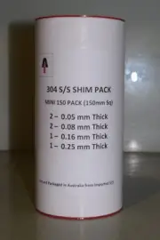 Shim Sheet - 304 Stainless Steel Mini 150 Pack