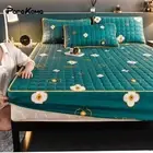 Cartoon Print Bedding Fitted Sheet, Bedspread Mattress Cover with Elastic Band