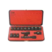 SP Tools 15Pcs 1/2" Drive Impact Socket Set - 6 Point Metric Cr-Mo Steel