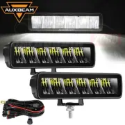 Auxbeam 60W 6.3" Square Mini LED Driving Light Bar Work Lamp Truck UTV ATV Boat