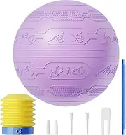Pilates Ball | Inflatable Yoga Balls for Exercise - Multi-Purpose Home Workout Equipment, Heavy Duty Exercising Accessories for Gym Studio Home Use Training Fitness
