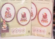 Exquisite Hummel Stitchery Peasant Children #0233 and 0232 Needlepoint Vintage